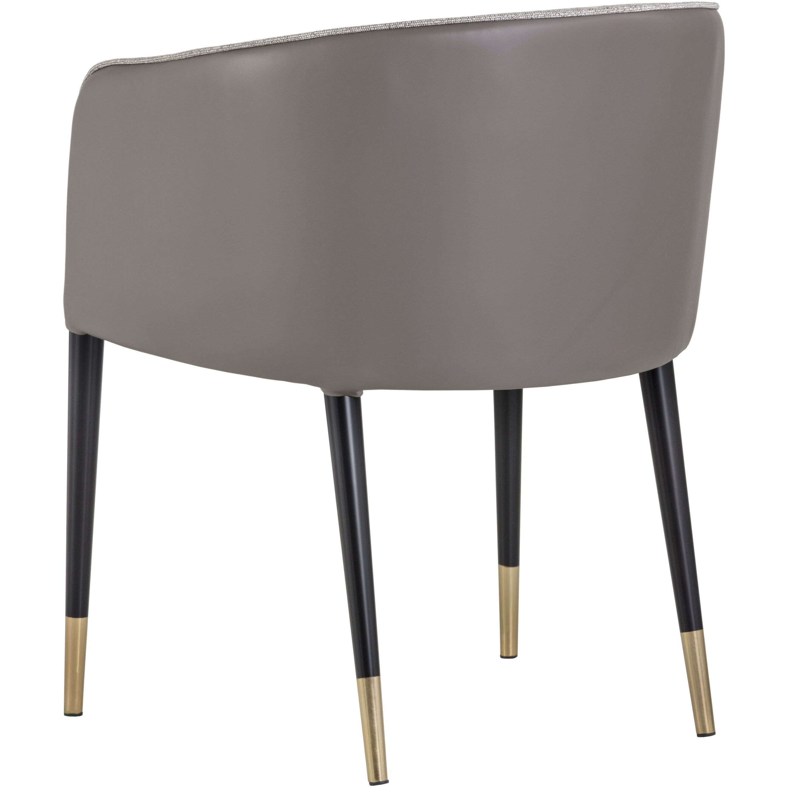 Asher Flint Grey / Napa Taupe Dining Armchair